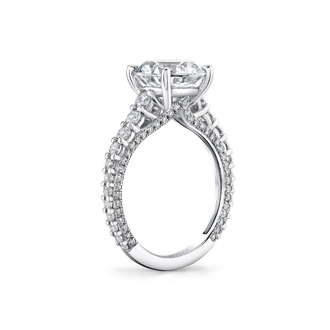 Iconelle Graduated Diamond Engagement Ring - Adira
