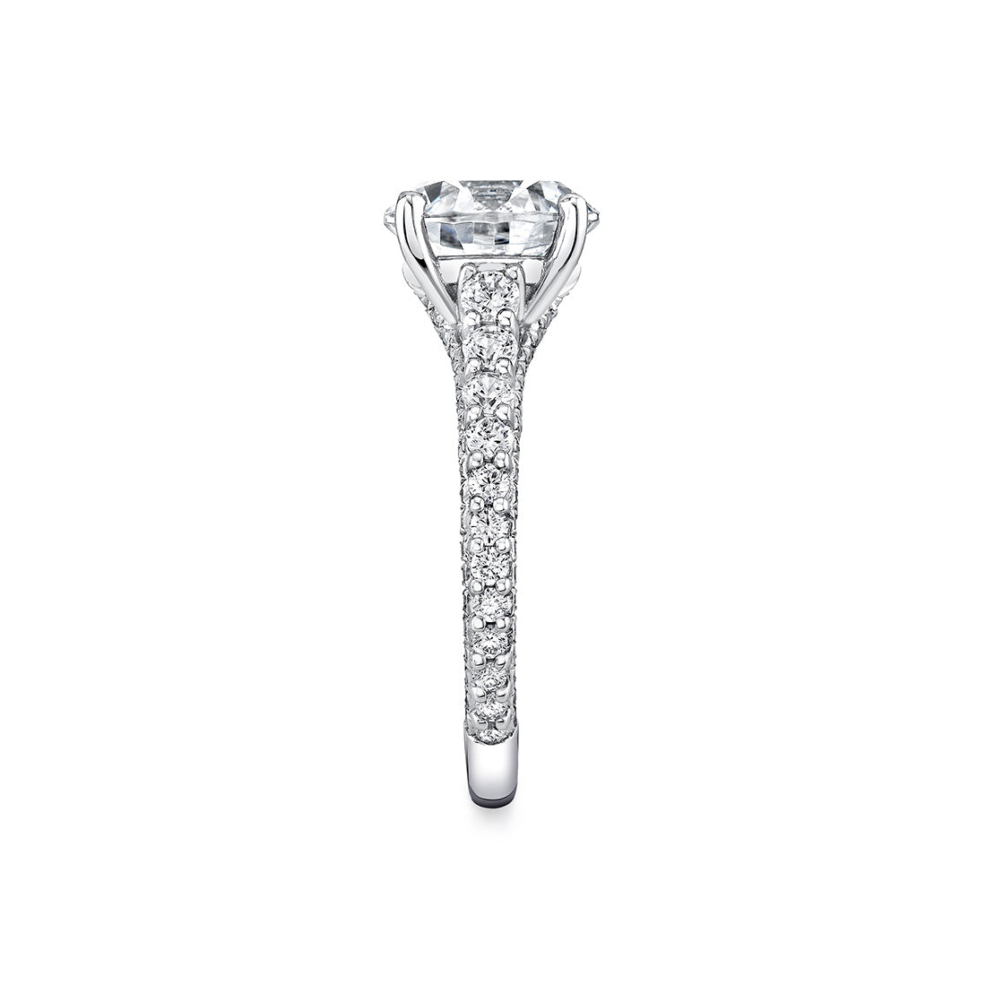 Iconelle Graduated Diamond Engagement Ring - Adira