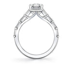 Iconelle Graduated Baguette Engagement Ring - Gwen