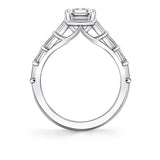 Iconelle Graduated Baguette Engagement Ring - Gwen
