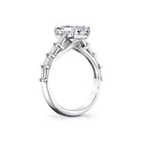 Iconelle Graduated Baguette Engagement Ring - Gwen