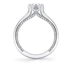 Iconelle Solitiare Shell Taper Engagement Ring - Beatrix