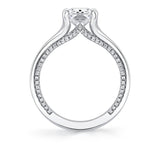 Iconelle Solitiare Shell Taper Engagement Ring - Beatrix
