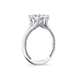 Iconelle Solitiare Shell Taper Engagement Ring - Beatrix