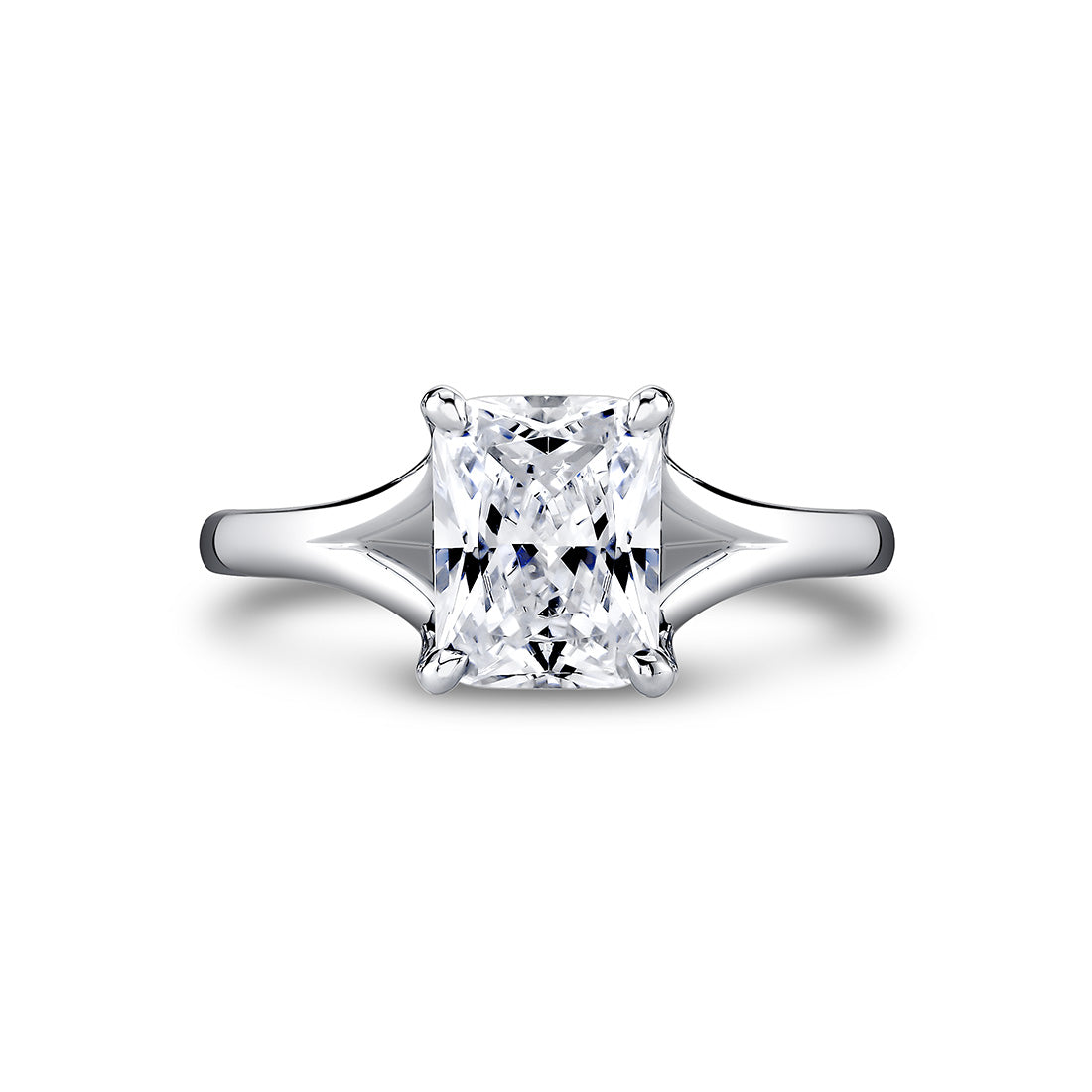 Iconelle Solitiare Shell Taper Engagement Ring - Beatrix