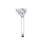 Iconelle Solitiare Three Stone Engagement Ring - Priscilla