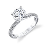 Iconelle Micropave Two Tone Engagement Ring - Winona