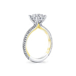 Iconelle Micropave Two Tone Engagement Ring - Winona