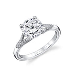 Iconelle Shell Tip Shell Taper Engagement Ring - Fallyn