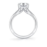 Iconelle Shell Tip Shell Taper Engagement Ring - Fallyn