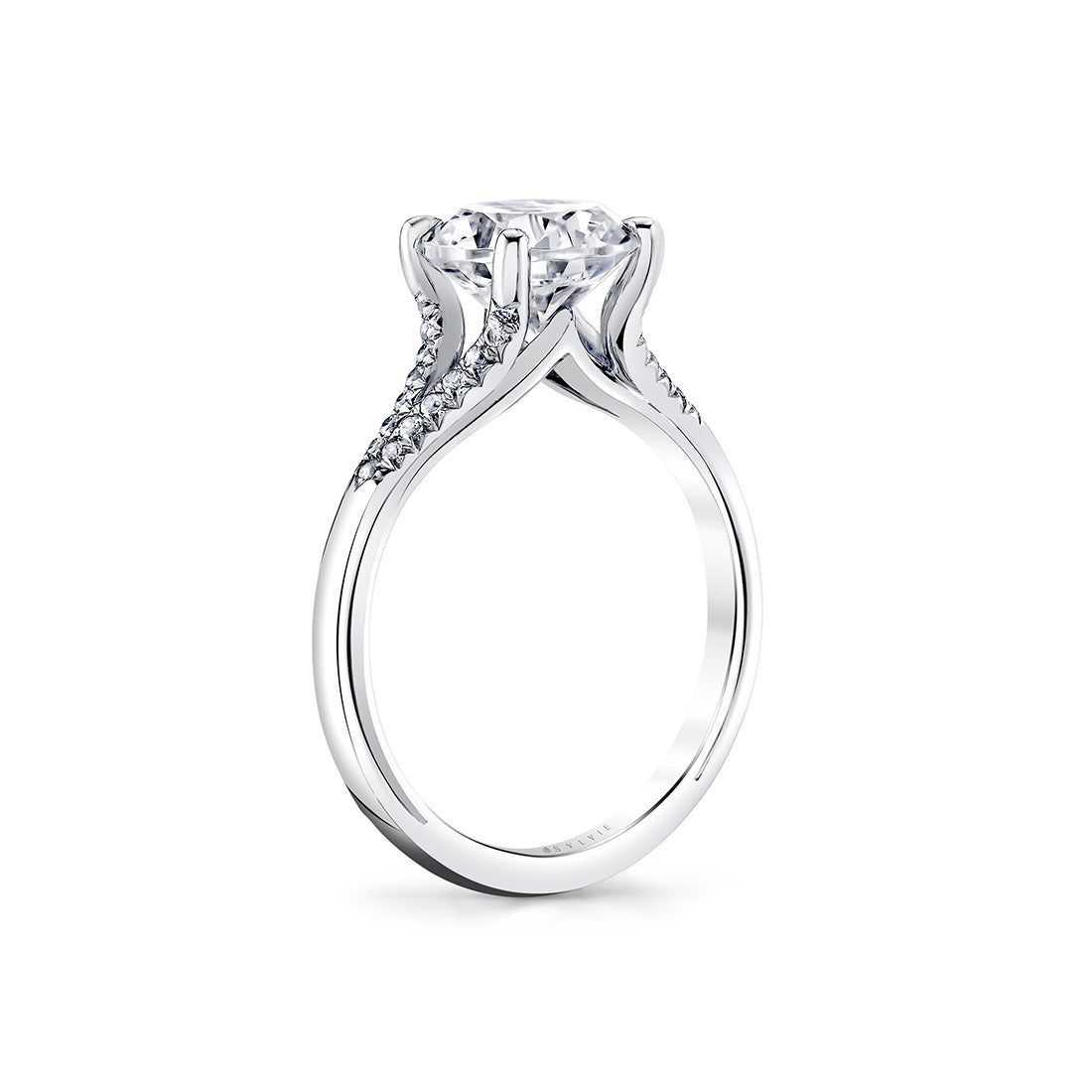 Iconelle Shell Tip Shell Taper Engagement Ring - Fallyn