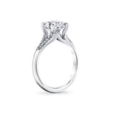 Iconelle Shell Tip Shell Taper Engagement Ring - Fallyn