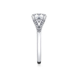 Iconelle Shell Tip Shell Taper Engagement Ring - Fallyn