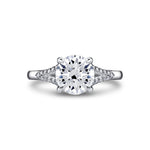Iconelle Shell Tip Shell Taper Engagement Ring - Fallyn