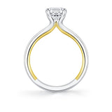 Iconelle Solitaire Two Tone Engagement Ring - Cecily