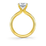 Iconelle Shell Flush Set Engagement Ring - Sedona