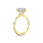 Iconelle Shell Flush Set Engagement Ring - Sedona