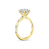 Iconelle Shell Flush Set Engagement Ring - Sedona