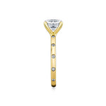 Iconelle Shell Flush Set Engagement Ring - Sedona