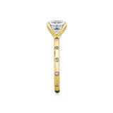 Iconelle Shell Flush Set Engagement Ring - Sedona