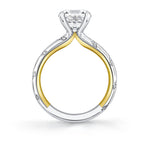Iconelle Flush Set Spiral Engagement Ring - Jackie