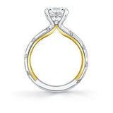 Iconelle Flush Set Spiral Engagement Ring - Jackie