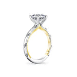 Iconelle Flush Set Spiral Engagement Ring - Jackie