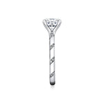 Iconelle Flush Set Spiral Engagement Ring - Jackie