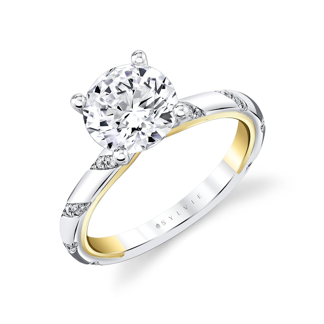 Iconelle Flush Set Spiral Engagement Ring - Jackie