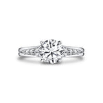 Iconelle Dual Band Graduated Diamond Engagement Ring - Irene