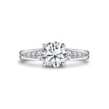 Iconelle Dual Band Graduated Diamond Engagement Ring - Irene