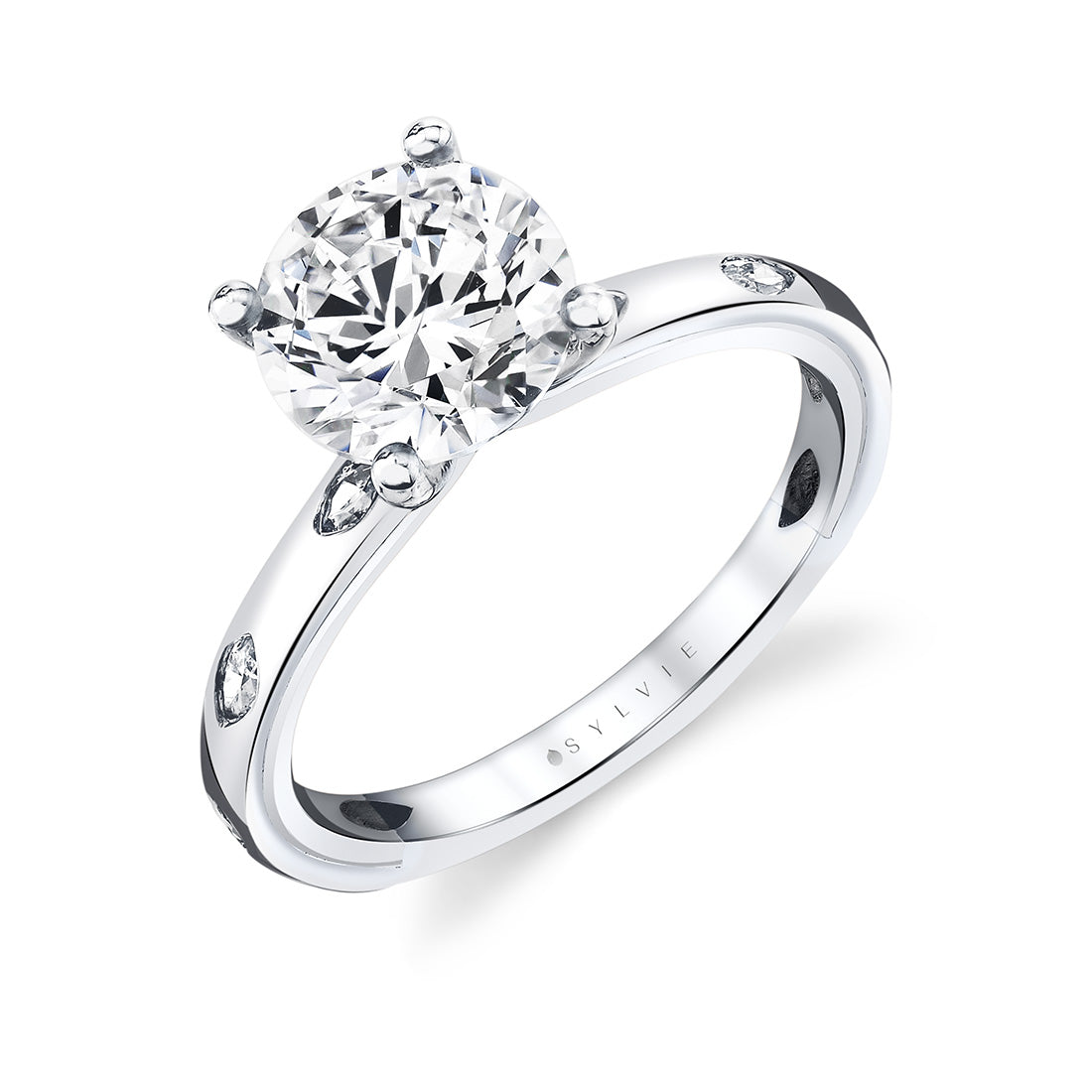 Iconelle Flush Set Marquise Engagement Ring - Lydia