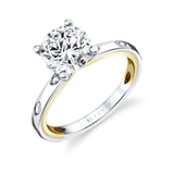 Iconelle Flush Set Marquise Engagement Ring - Lydia