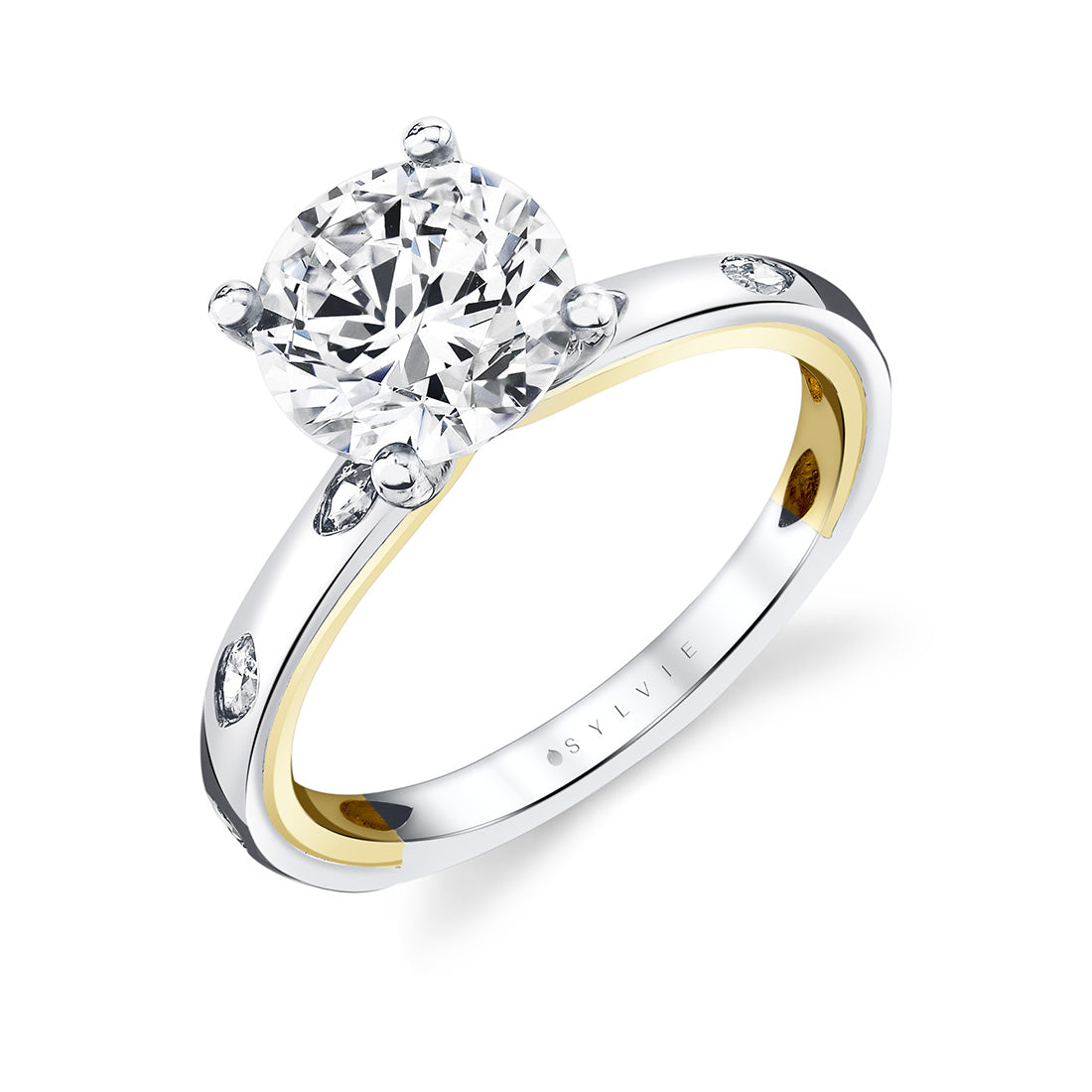 Iconelle Flush Set Marquise Engagement Ring - Lydia