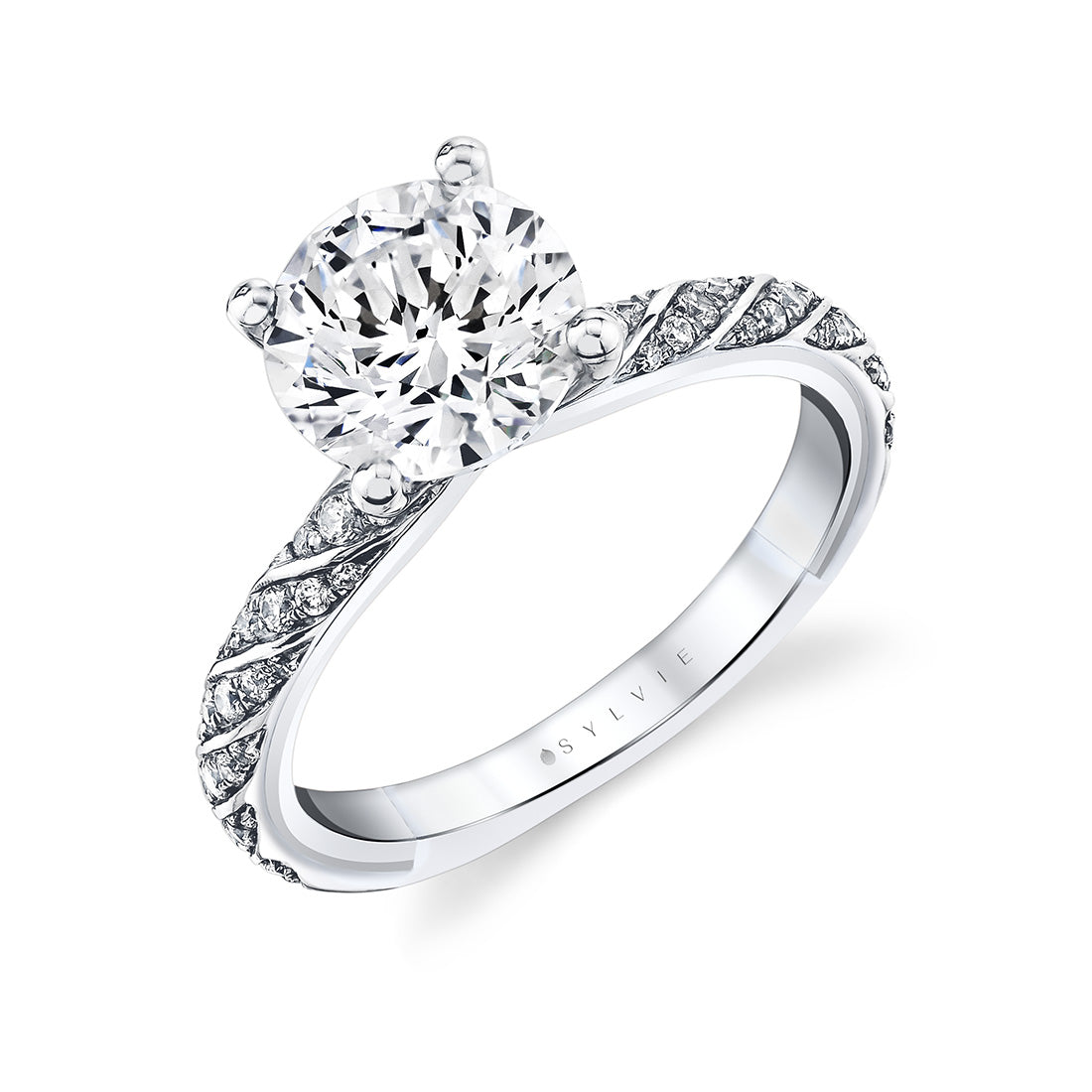 Iconelle Spiral Engagement Ring - Odette