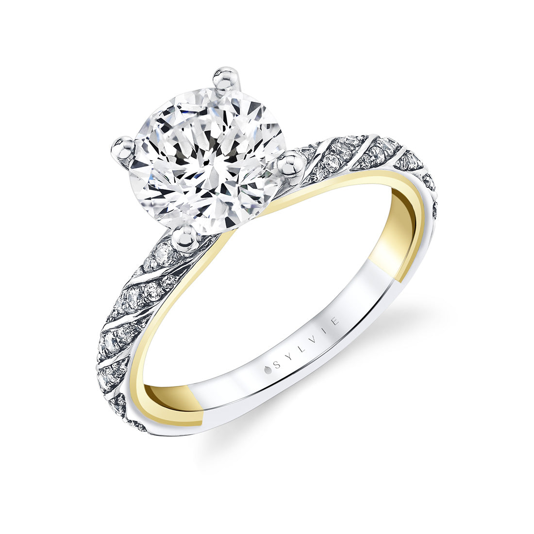 Iconelle Spiral Engagement Ring - Odette