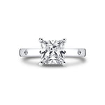 Iconelle Flush Set Princess Engagement Ring - Elizabeth