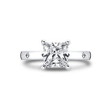 Iconelle Flush Set Princess Engagement Ring - Elizabeth