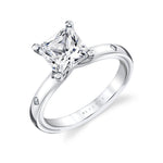 Iconelle Flush Set Princess Engagement Ring - Elizabeth