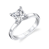 Iconelle Flush Set Princess Engagement Ring - Elizabeth