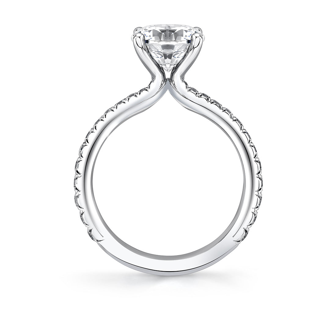 Iconelle Tapered Engagement Ring - Blaire