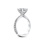 Iconelle Tapered Engagement Ring - Blaire