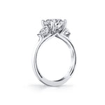 Iconelle Round Three Stone Engagement Ring - Verity