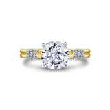 Iconelle Butterfly Two Tone Engagement Ring - Elain