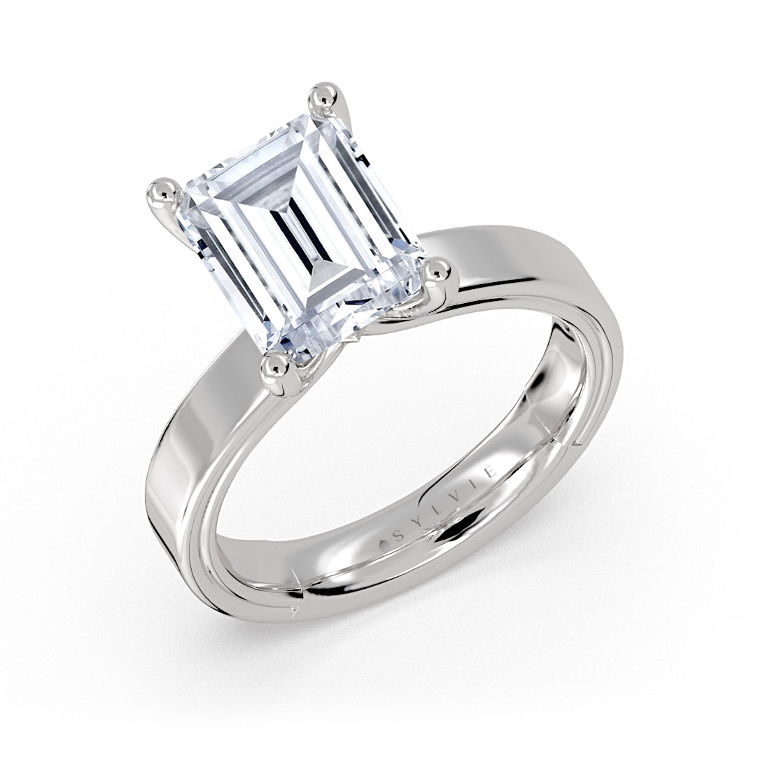 Shell Iconelle Wide Solitaire Engagement Ring - Mabel