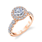Halo Engagement Ring