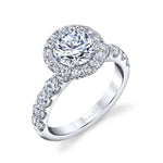 Halo Engagement Ring