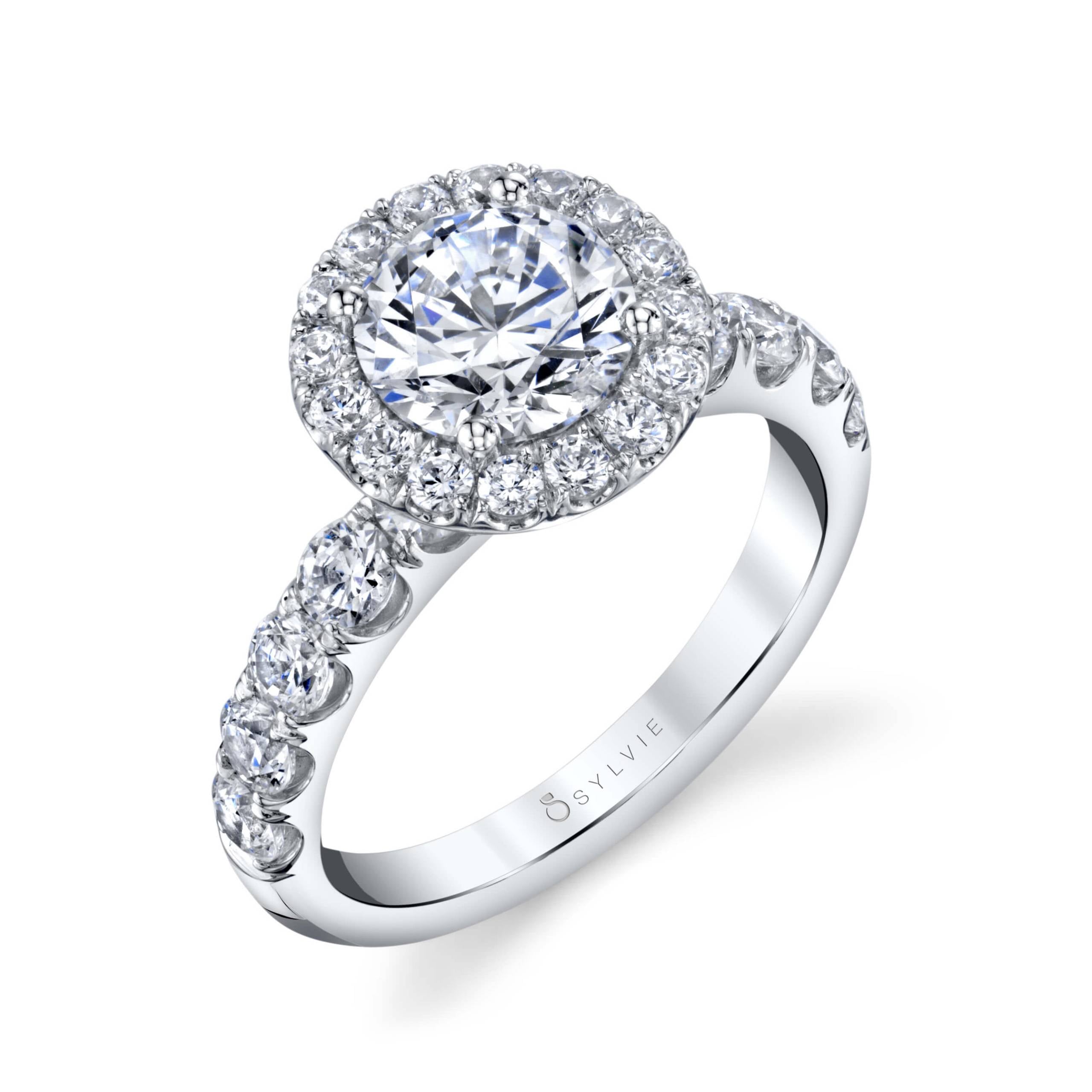 Halo Engagement Ring