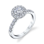Halo Engagement Ring