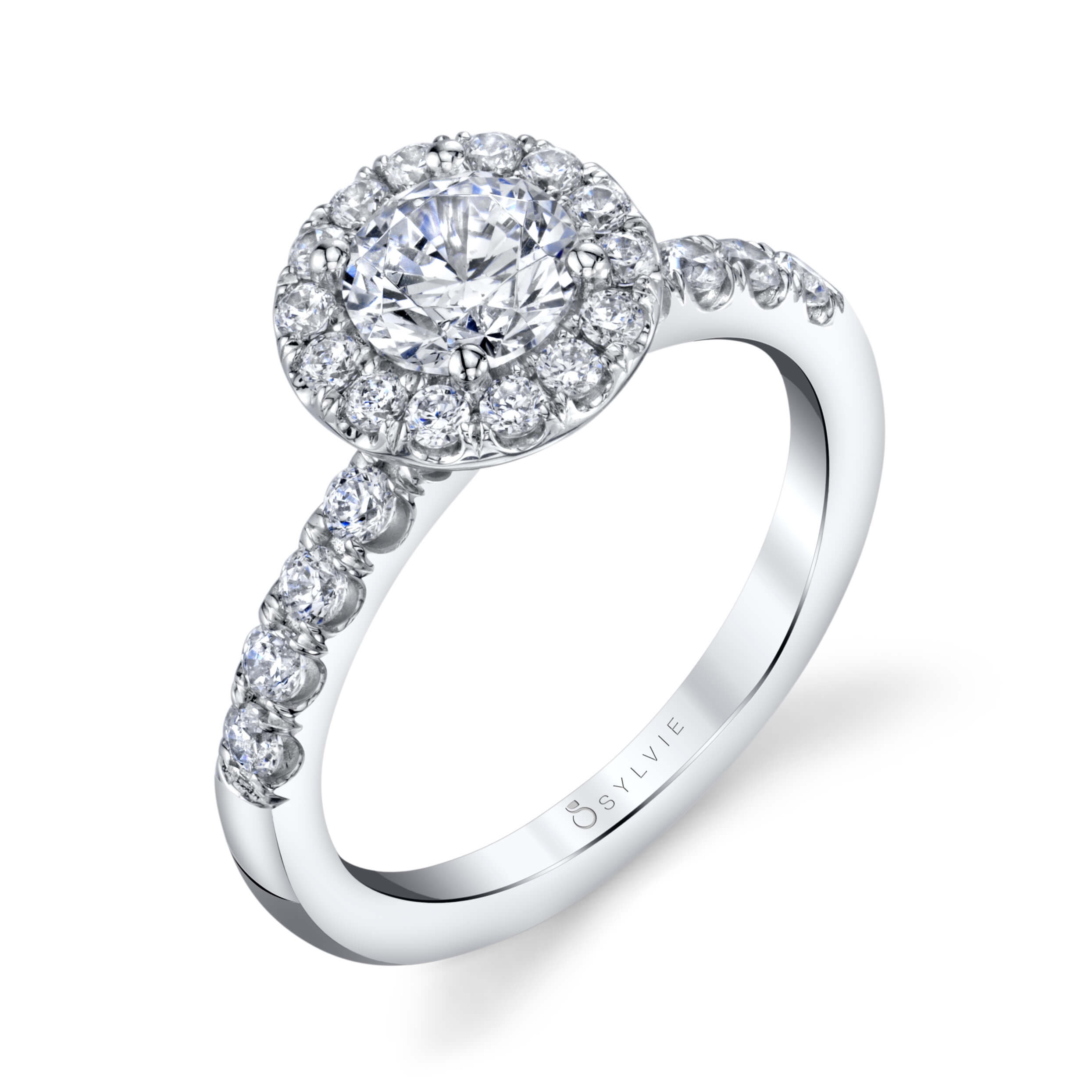 Halo Engagement Ring